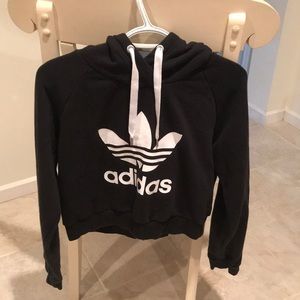 Adidas Crop top sweatshirt.